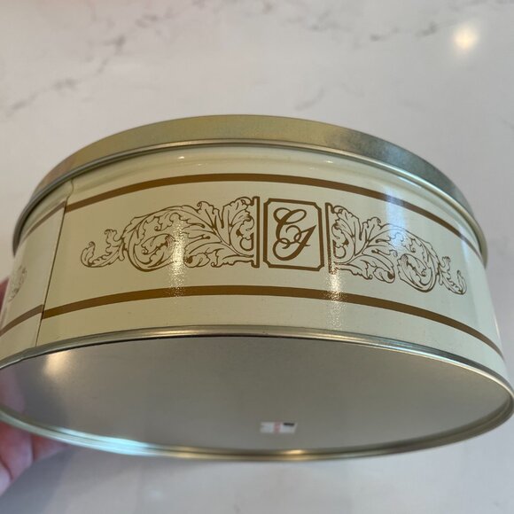 Currier & Ives Large Cookie Tin Vintage 1990's New - Picture 3 of 7